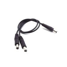 Кабель для роутера DC 5.5x2.1 to 2 DC 5.5x2.1 0.5м black