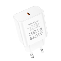 Зарядний пристрій Borofone BA71A 20W 3A USB-C white