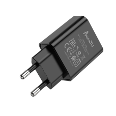 Зарядний пристрій Avantis A820 12W 2.4A USB-A з кабелем A-M black
