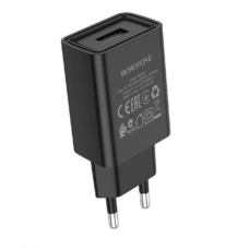 Зарядний пристрій Borofone BA68A 10.5W 2.1A USB-A black