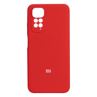 Чохол Silicone Cover Full Camera Xiaomi Redmi Note 11 red