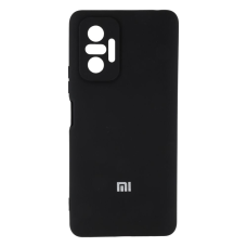 Чохол Silicone Cover Full Camera Xiaomi Redmi Note 10 Pro black