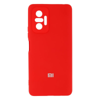 Чохол Silicone Cover Full Camera Xiaomi Redmi Note 10 Pro red