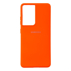 Чохол Silicone Cover Full Camera Samsung G998 Galaxy S21 Ultra red