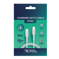Кабель Ridea RC-M221 Prima Type-C to Type-C 60W 3A 1м white