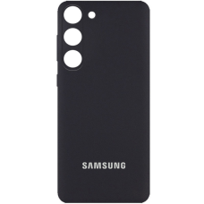 Чохол Silicone Cover Full Camera Samsung S916 Galaxy S23 Plus black