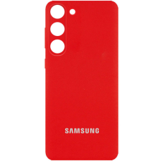 Чохол Silicone Cover Full Camera Samsung S916 Galaxy S23 Plus red