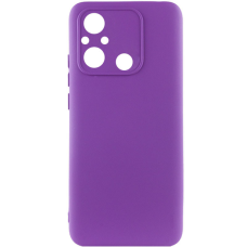 Чохол Silicone Cover Full Camera Xiaomi Redmi 12C purple