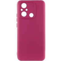 Чохол Silicone Cover Full Camera Xiaomi Redmi 12C marsala