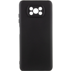 Чохол Silicone Cover Full Camera Xiaomi Poco X3 black