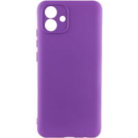 Чохол Silicone Cover Full Camera Samsung A042 Galaxy A04e purple