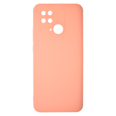 Чохол Silicone Cover Full Camera Xiaomi Redmi 10C peach
