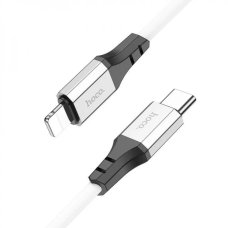 Кабель Hoco X86 Type-C to Lightning 20W 2.4A 1м white