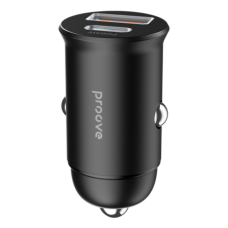 АЗП Proove Tiny Power Pro 65W 3A USB-A+USB-C black