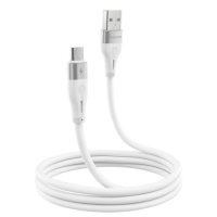 Кабель Proove Soft Silicone USB-A to Micro USB 12W 2.4A 1м white