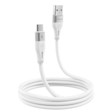 Кабель Proove Soft Silicone USB-A to Micro USB 12W 2.4A 1м white