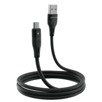Кабель Proove Soft Silicone USB-A to Micro USB 12W 2.4A 1м black