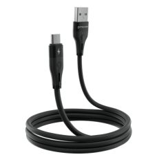 Кабель Proove Soft Silicone USB-A to Micro USB 12W 2.4A 1м black