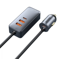 АЗП Baseus Share Together 120W 5A 2USB-A+2USB-C gray