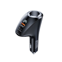 АЗП Remax RCC339 88.5W 5A USB-A+2USB-C gray