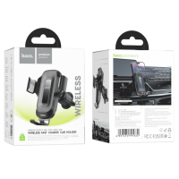 Автотримач Hoco HW2 Wireless 15W black