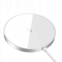 Бездротовий зарядний пристрій Baseus Simple Mini3 Magnetic Wireless Charger 15W silver