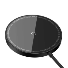 Бездротовий зарядний пристрій Baseus Simple Mini3 Magnetic Wireless Charger 15W black