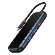 Type-C-HUB Baseus AcmeJoy 5-Port Type-C HUB Type-C to HDMI+2xUSB3.0+USB2.0+Type-C PD dark-gray