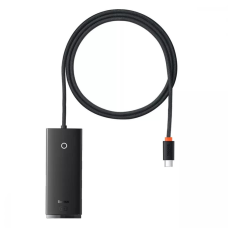USB HUB Baseus Lite Series 4в1 (Type-C to USB 3.0*4 ) 1м black