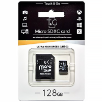 Карта пам'яті TG MicroSDXC 128gb UHS-3 10 Class (adapter SD)