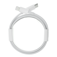 Кабель Type-C to Lightning 2м (NO LOGO) white
