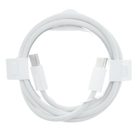 Кабель Type-C to Type-C FineWoven 1м (NO LOGO) white