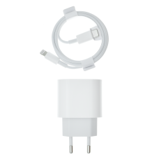 Зарядний пристрій для iPhone 20W 3A USB-C з кабелем C-L (NO LOGO) white
