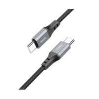 Кабель Hoco X86 Type-C to Type-C 60W 3A 1м black