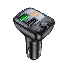 FM-Модулятор Borofone BC41 Eminency 18W 3A 2USB-A black