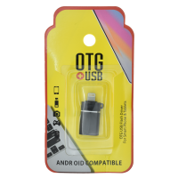 Перехідник OTG RS060 USB to Lightning black