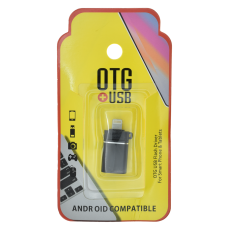 Перехідник OTG RS060 USB to Lightning black