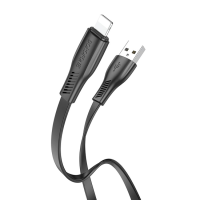 Кабель Borofone BX85 USB-A to Lightning 12W 2.4A 1м black