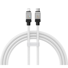 Кабель Baseus CoolPlay Series Type-C to Lightning 20W 3A 1м (CAKW000002) white