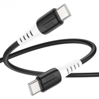 Кабель Hoco X82 Silicone Type-C to Type-C 60W 3A 1м black