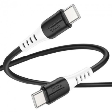 Кабель Hoco X82 Silicone Type-C to Type-C 60W 3A 1м black