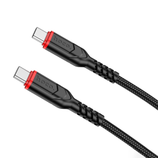 Кабель Hoco X59 Type-C to Type-C 60W 3A 1м black