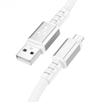 Кабель Hoco X85 USB-A to Micro USB 12W 2.4A 1м white