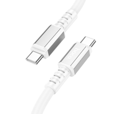 Кабель Hoco X85 Type-C to Type-C 60W 3A 1м white