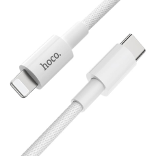 Кабель Hoco X96 Type-C to Lightning 18W 2.4A 1м white