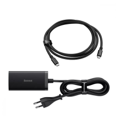 Зарядний пристрій Baseus GaN5 Pro 67W 5A USB-A+2USB-C+HDMI з кабелем C-C 100W 5A (CCGP110201) black