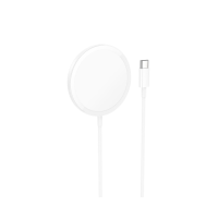 Бездротовий зарядний пристрій Hoco CW52 magnetic USB-C 15W 1м white