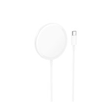 Бездротовий зарядний пристрій Hoco CW52 magnetic USB-C 15W 1м white