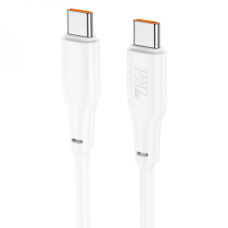 Кабель Hoco X93 Type-C to Type-C Force 60W 5A 2м white