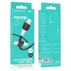 Кабель Borofone BX84 Type-C to Lightning 20W 2.4A 1м black